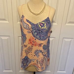 Pretty in pink paisley cami